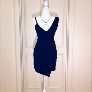 NBD Indigo Blue Mini homecoming dress